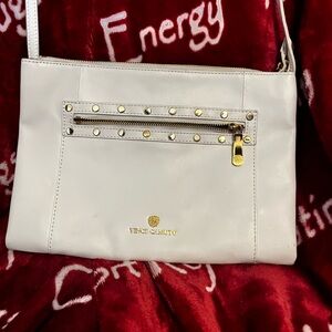 Vince Camuto Clutch white  leather  handbag